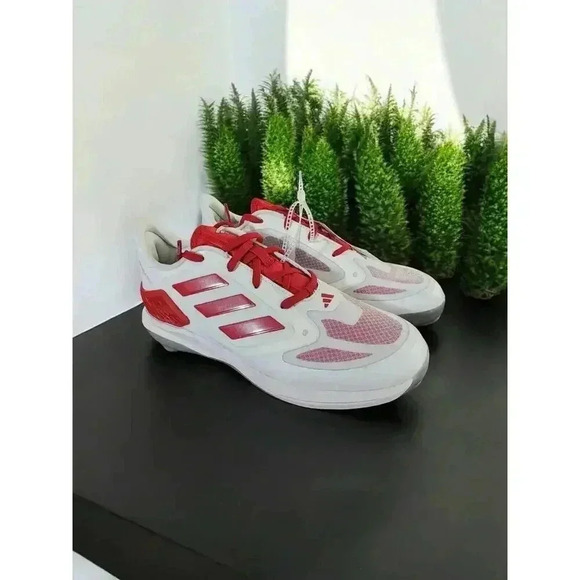 adidas Women's Adizero Purehustle 3 Elite Sneaker White/Red/Sz 8 - Picture 1 of 4